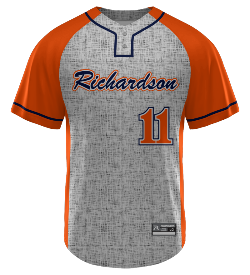 PRO SELECT Sublimated Full Button Jersey BLANK TEMPLATE