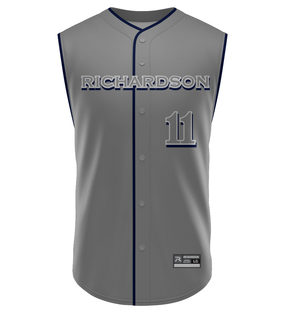 PRO SELECT Sublimated Full Button Sleeveless Jersey Design 03