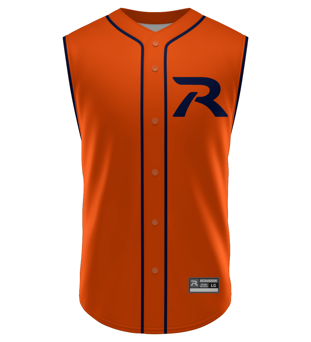 PRO SELECT Sublimated Full Button Sleeveless Jersey Design 04