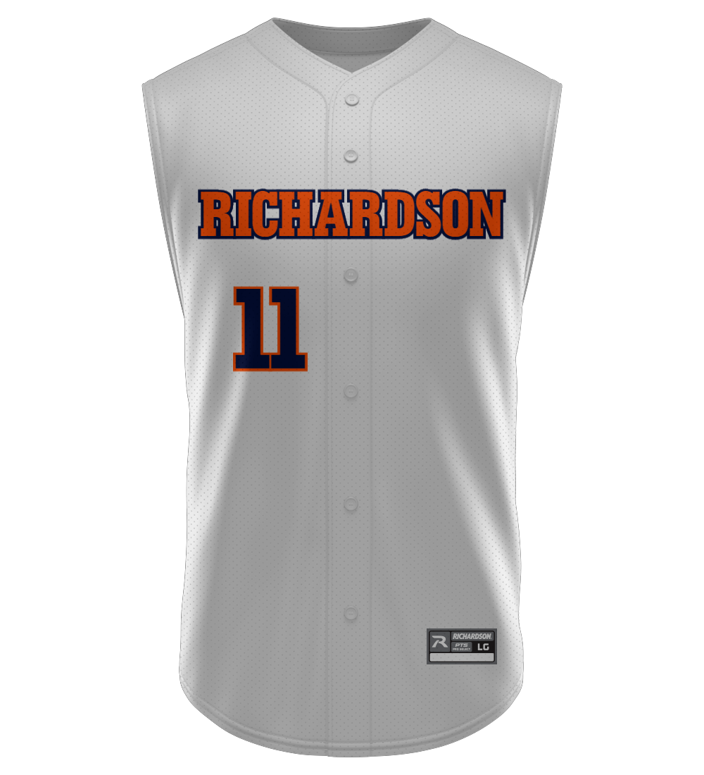 PRO SELECT Sublimated Full Button Sleeveless Jersey Design 05