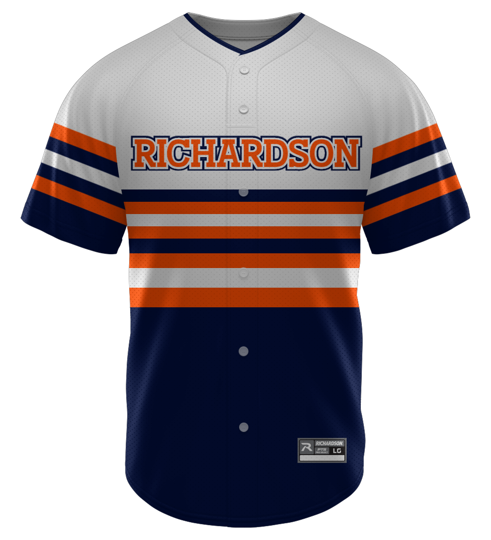 PRO SELECT Sublimated Faux Full Button Jersey Design 02
